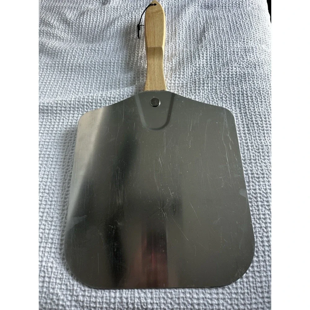 Splendr Folding Pizza Peel‎ Aluminum Pizza Paddle Wooden Handle 12x14